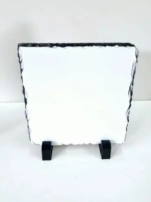 StoneSquareSmall13.5cm2 Sublimation Blanks : Matte Slate Stone, Small Square (13.5cm) for Sublimation (ZZ)