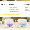Teckwrap : Permanent UV Colour Changing Adhesive Vinyl Range (30 by 30cm)
