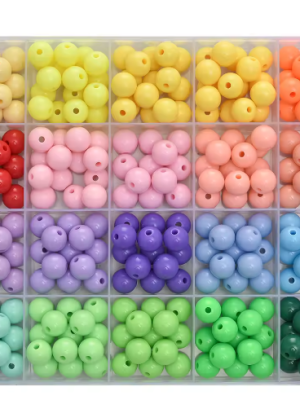 3 28 Colour Round Beads Jewelry : 28 Colour 8mm Round Acrylic Beads (#3)