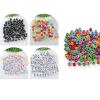 Jewelry : 6mm Mixed Alpha Loose Beads (5 Variants)