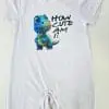 BabyShortbodysuite3 Sublimation Blanks : White Short Sleeved Baby Bodysuit