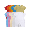 Babygrowwithshortlegs Sublimation Blanks : White Short Sleeved Baby Bodysuit