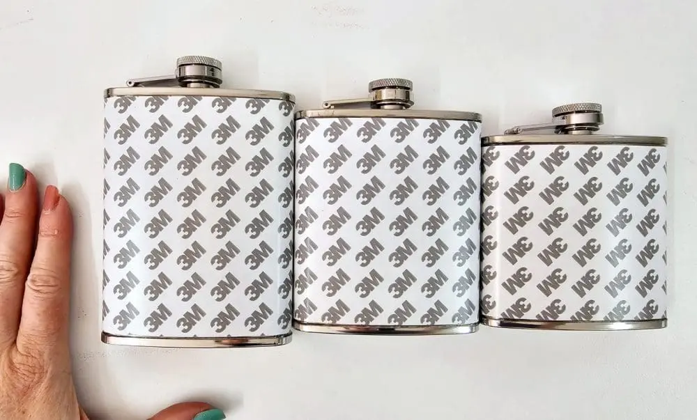 PU Leathere HipFlask Sublimation Blanks : PU Leather Steel Hip Flask (6, 7 and 8oz)