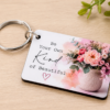 Laser  Sublimation Blanks : Super Glossy 3 or 5mm Single or Double Sided Sublimation MDF 7.3 by 5cm RECTANGLE Keychain + Silver Split Keyring