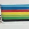Sublimation Blanks : Rectangle Coloured Polymer Keyring Set (ZZ)