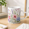 Sublimation Blanks : 11oz White Mug With Heart Shaped Handle (ZZ)