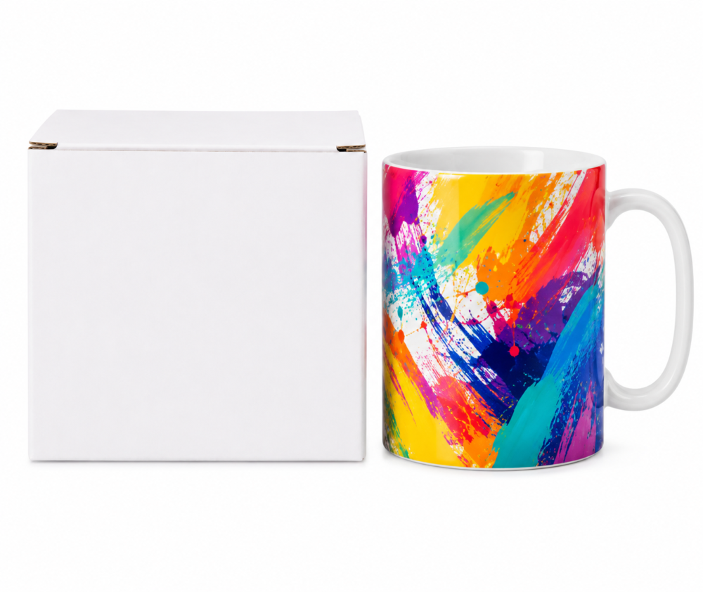 11oz Premium White Mug with white box ILS Sublimation Blanks : 11oz Premium White Mug with white box (ZZ)