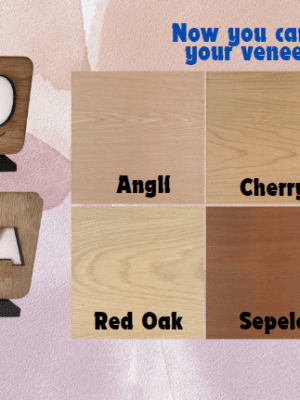 Laser  Sublimation Blanks : DAD or PAPPA Sublimation & Veneer Plaque with Stand