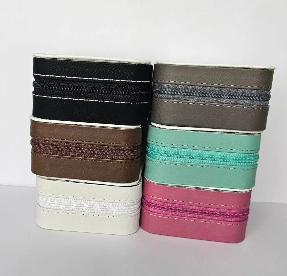 Sublimation : PU Leather Jewelry Box for Sublimation (10 by 10 by 5cm)
