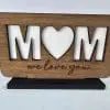 Mom Plaque Stand1 Laser Sublimation Blanks : MOM, MAMA or MAMMA Sublimation & Veneer Plaque with Stand