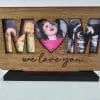 Mom Plaque Stand5 Laser Sublimation Blanks : MOM, MAMA or MAMMA Sublimation & Veneer Plaque with Stand