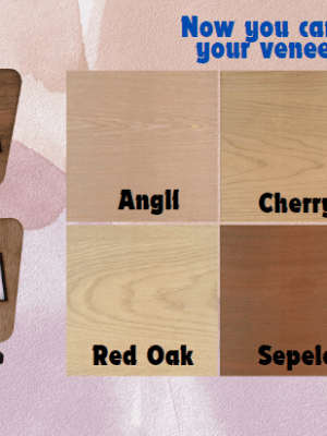 Laser Sublimation Blanks : GRANDPA or OUPA Sublimation & Veneer Plaque with Stand