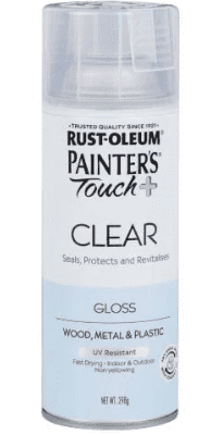 Rustoleum Painters Touch Clear Arts & Crafts : RustOleum Painters Touch, Clear Gloss (for use waterslide paper decal)