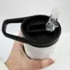20oz Flip Lid Tumbler 2 Sublimation Blanks : 20oz Straight Flip Lid Tumbler With Carry Handle + Slider Screw On Lid