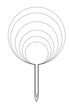 3D UV Prints : Direct UV Print to CLEAR Circle Cake Toppers (8, 10, 12, 15, 18, 20cm)