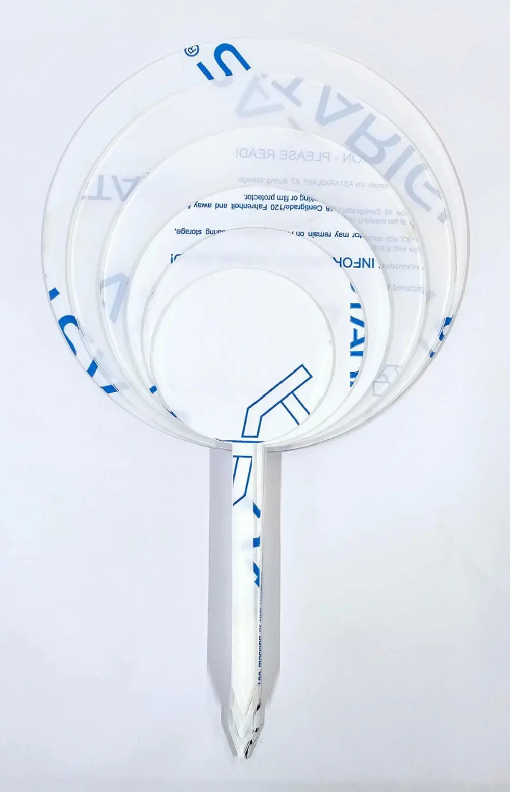 3D UV Prints : Direct UV Print to CLEAR Circle Cake Toppers (8, 10, 12, 15, 18, 20cm)