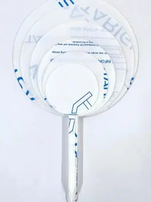3D UV Prints : Direct UV Print to CLEAR Circle Cake Toppers (8, 10, 12, 15, 18, 20cm)