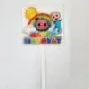 3D UV Prints : Direct UV Print to CLEAR Square Cake Toppers (8, 10, 12, 15, 18, 20cm)