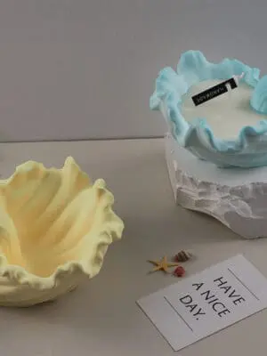 Silicone Mould Coch Silicone Moulds : (3) Conch/Shell (Type 1) Container Silicone Moulds for Candle, Jesmonite & Resin Art