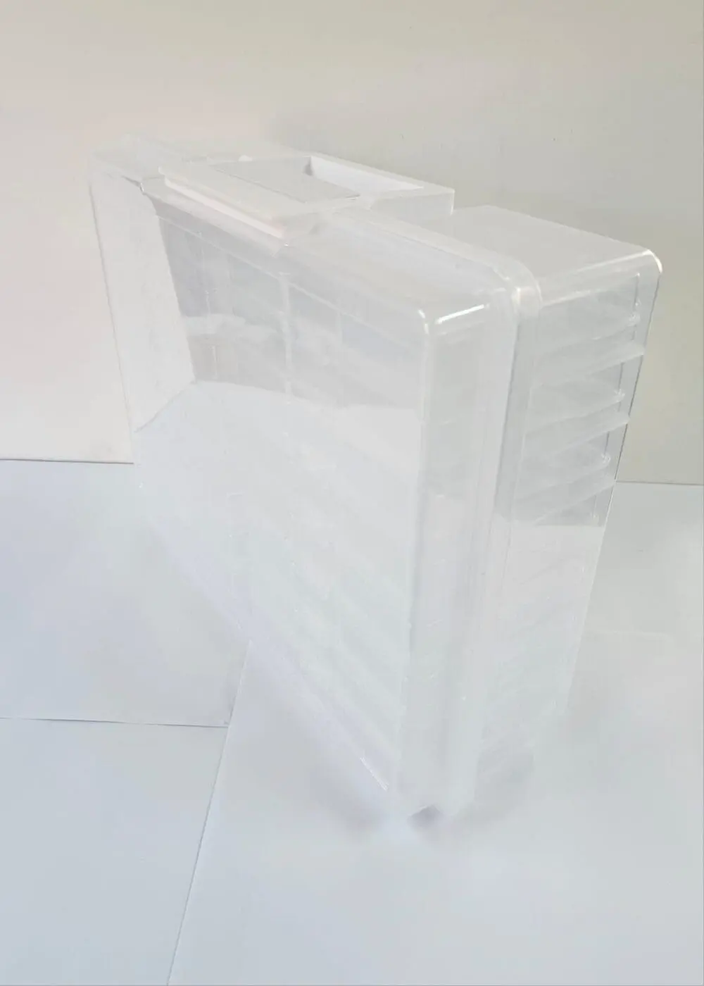 Storage Container Clear4 Arts & Crafts : 17 Piece Storage Container with 16 Inner Cases Plastic Storage Boxes with handle