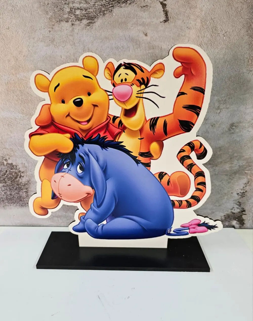 IMG-20240726-WA0063 Lazer & UV Character Cut Out : Pooh & Friends with Stand (Pooh1)