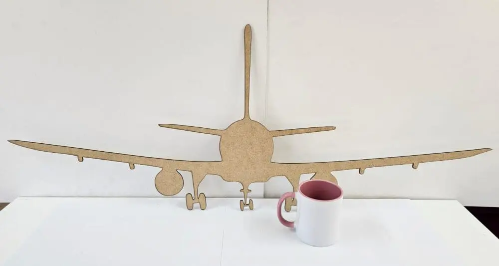 MDF Plane2 Laser DIY Wall Art : MDF Plane (3mm or 6mm)