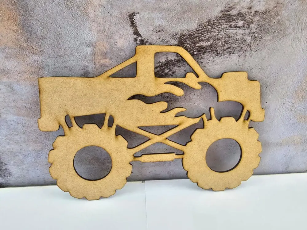 MDF Truck Laser DIY Wall Art : MDF Truck (3mm or 6mm)