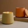 Silicone Moulds : (8) Container/Jar Silicone Moulds with lid for Candle, Jesmonite/Gypsum Power & Resin Art