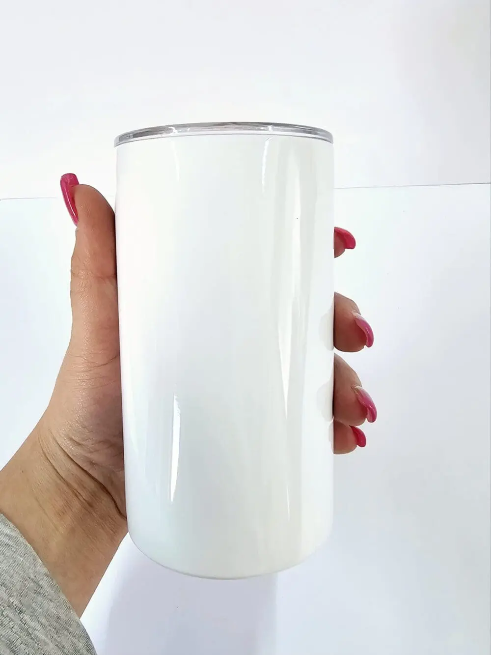 Body In Hand Sublimation Blanks : 12oz Straight White Tumbler