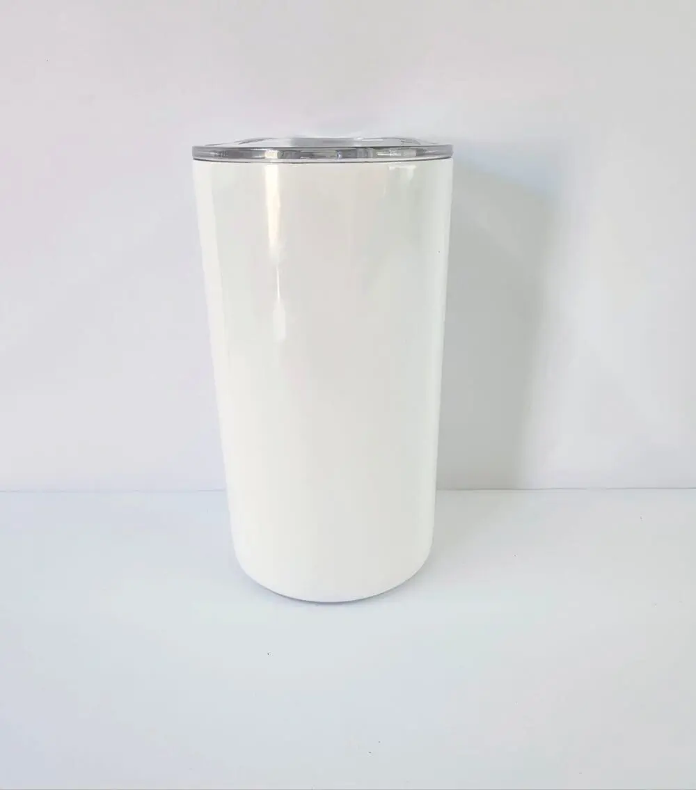 Body Only Sublimation Blanks : 12oz Straight White Tumbler