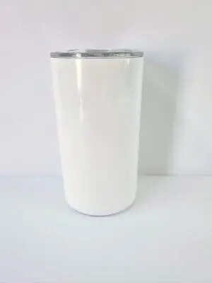 Body Only Sublimation Blanks : 12oz Straight White Tumbler