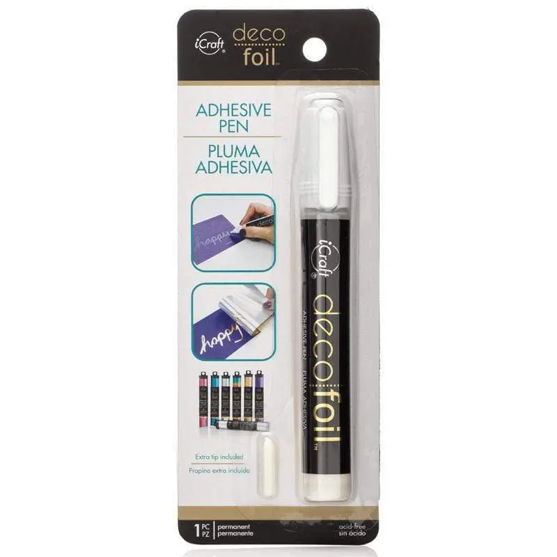 Deco Foil Clear Transfer Adhesive Pen Arts & Crafts : Deco Foil Clear Transfer Adhesive Pen