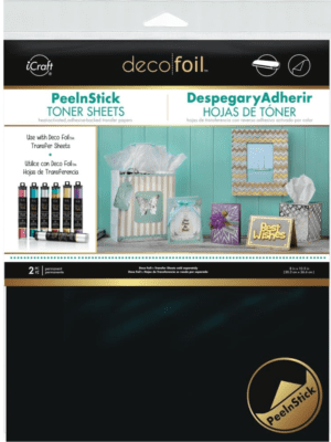 Arts & Crafts : Deco Foil Peel n Stick Toner 8″X10″ (20 x 25 cm x2 sheets)