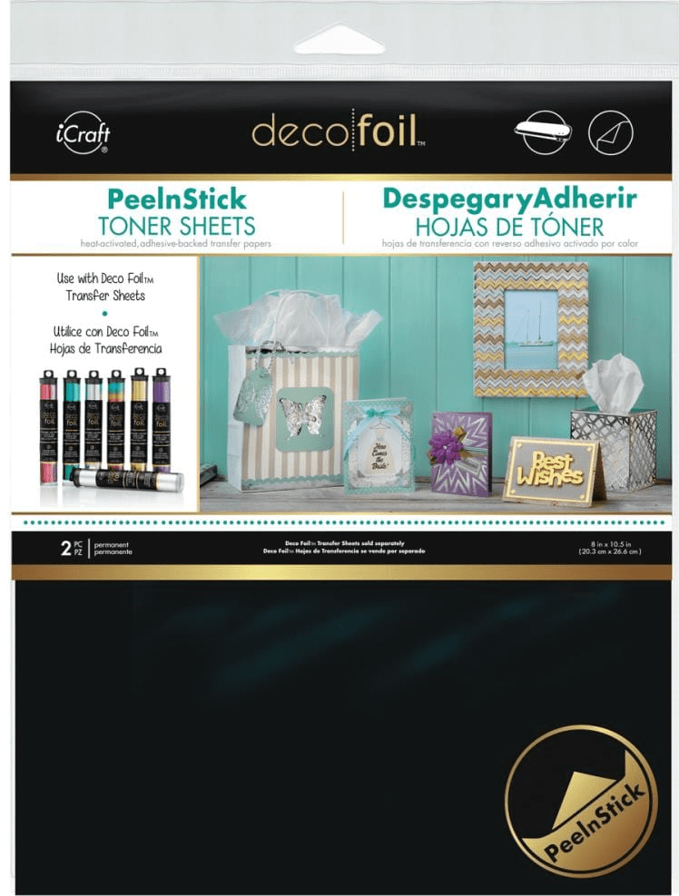 Deco Foil Toner Sheets Arts & Crafts : Deco Foil Peel n Stick Toner 8″X10″ (20 x 25 cm x2 sheets)
