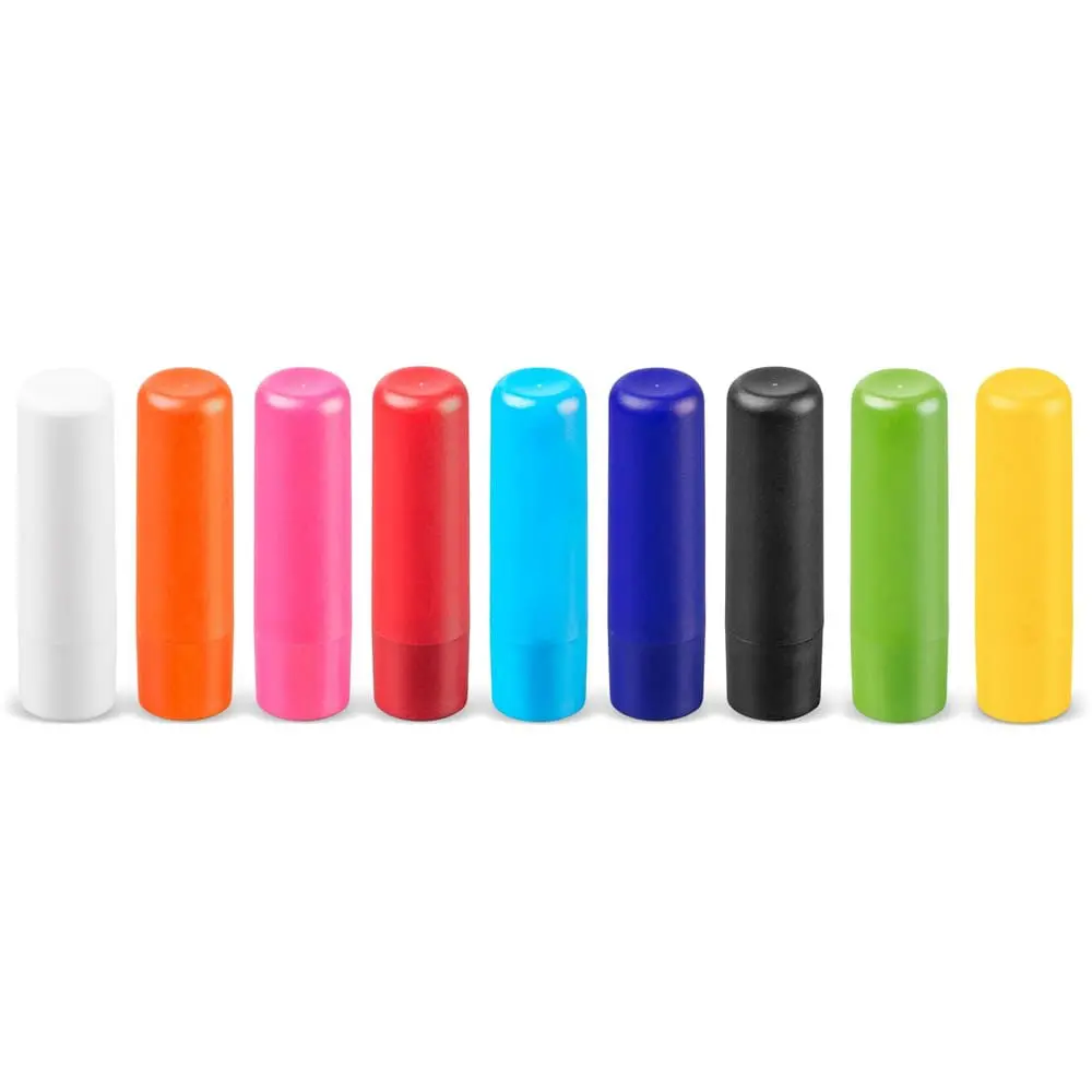 Plain Ranged Lip Balms Vinyl & UV Stickers : Various Coloured Ranged Lip Balms (AMR IDEA-0269)