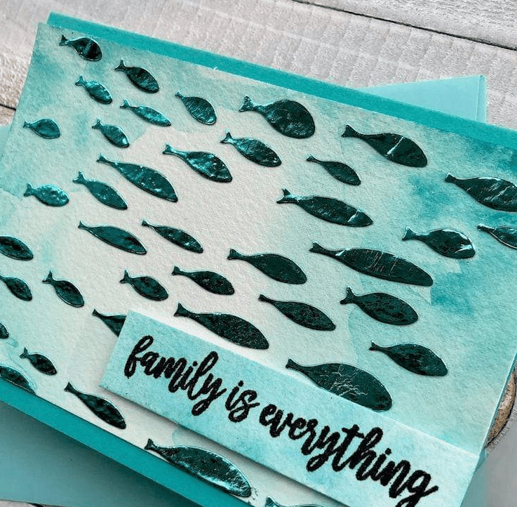 Arts & Crafts : Deco Foil Transfer Sheets, Teal, 6x12 inch (15.24 by 30.48cm) x5 sheets