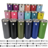 Tumblers : 20oz Powder Coated Silver Steel Rimmed Coloured Straight Tumblers