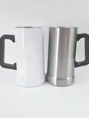 23oz German Mug For Sublimation Sublimation Blanks : 23oz Steel Sublimation Beer Mugs