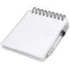 Stationery : Transparent Blank Spiral Flip Notebook & Pen (GIFT-894-T)