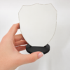 GP_Shield3 Laser Sublimation Blanks : 3mm Super Glossy Sublimation MDF Shield Style Award/Trophy (Small, Medium & Large)