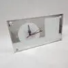 Sublimation Blanks : Rectangular Mirror Glass Clocks For Sublimation (Includes a Photo Frame)