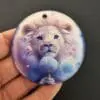 Subli Acyrlic Keychain2 Laser Sublimation Blanks : 3mm or 4mm Subli-Acrylic Circle Keychain, 4, 5 & 6cm with split keyring & clip