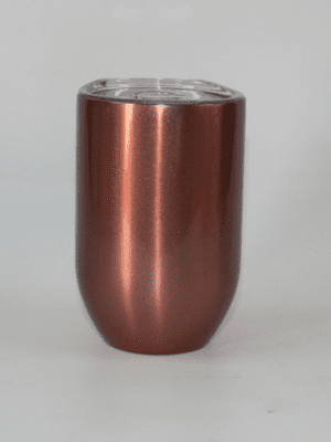 12oStraightRG2 Sublimation Blanks : 12oz ROSE GOLD STRAIGHT (Gin) Wine Tumbler
