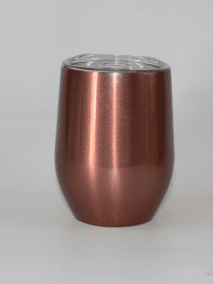 12ozEggRG2 Sublimation Blanks : 12oz ROSE GOLD EGG Wine Tumblers