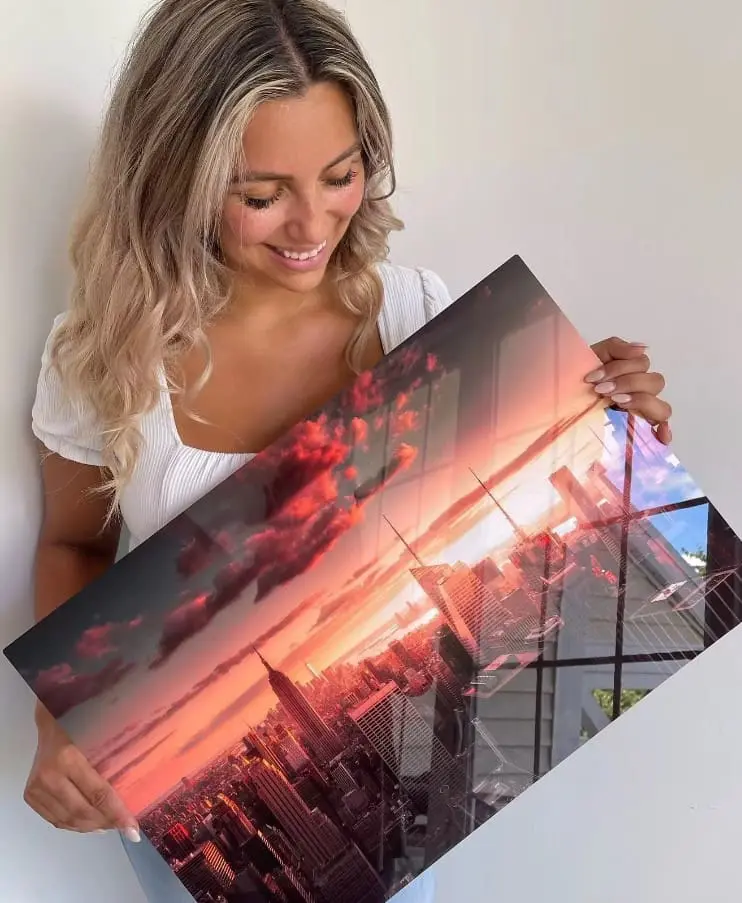 Sublimation Blanks : A4 Aluminum Photo or Sign Sheets (Satin Silver & White)