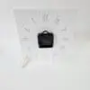 Back Mirror Glass cLOCK Sublimation Blanks : Glass, Mirror Square Clock (With Roman Numerals)