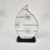 Laser Sublimation Blanks : 3mm Super Glossy Single or Double Sided Sublimation MDF Plaque/Award ONE FLAME