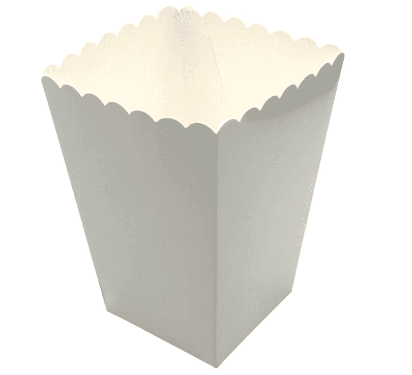 Front Popcorn Box Sublimation Blanks : Sublimation Popcorn Boxes