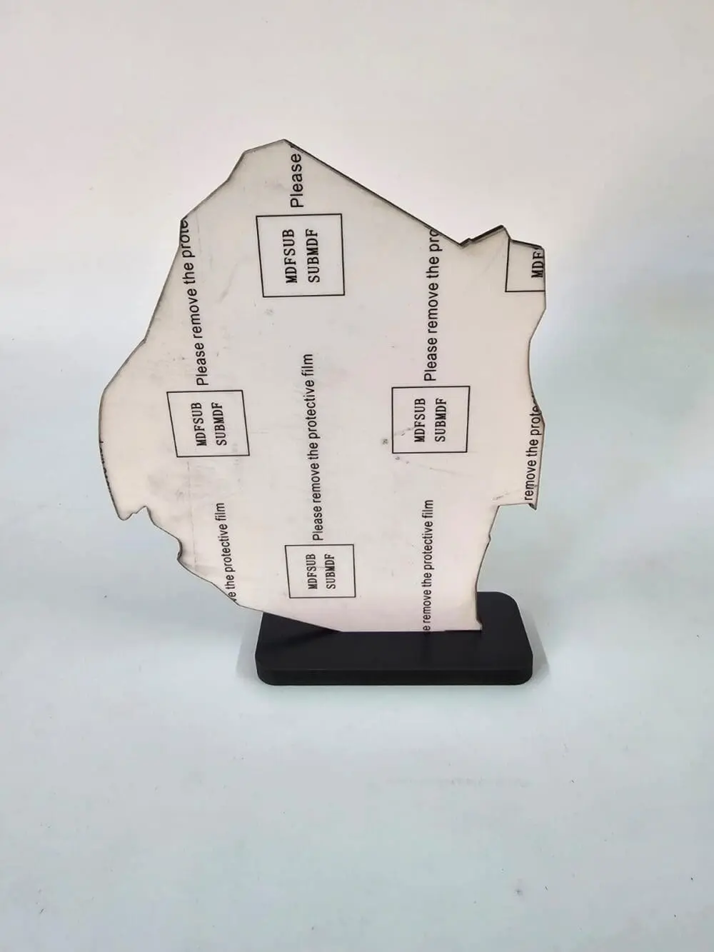 Laser Sublimation Blanks : 3mm Super Glossy Single or Double Sided Sublimation MDF Plaque/Award AFRICA : SWAZILAND