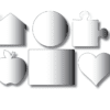 Laser Sublimation Blanks : 3mm Super Glossy Single Sided Sublimation MDF MOUSE PADS (6 Styles)